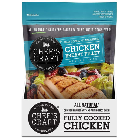 Chefs Craft Fully Cooked No Antibiotics Ever and Vegetarian Fed Sous Vide Fillet, 16 Ounce -- 12 per case