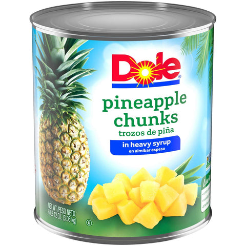 Dole Pineapple Fancy Chunks In Heavy Syrup, 106 Ounce -- 6 per case.