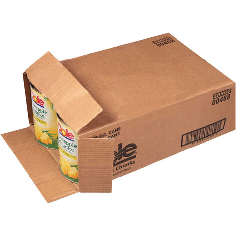 Dole Pineapple Chunk Fancy In Juice, 106 Ounce -- 6 per case.