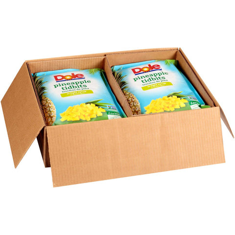 Dole Pineapple Tidbit, 81 Ounce -- 6 per case.