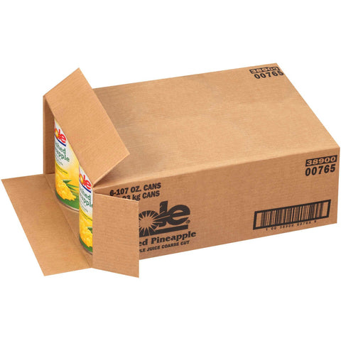 Dole Pineapple Crushed Fancy In Juice, 106 Ounce -- 6 per case.