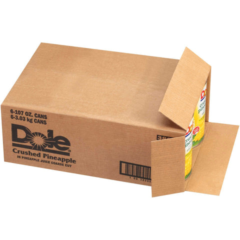 Dole Pineapple Crushed Fancy In Juice, 106 Ounce -- 6 per case.