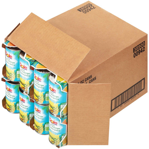 Dole Unsweetened Pineapple Orange Banana Juice, 6 Fluid Ounce -- 48 per case