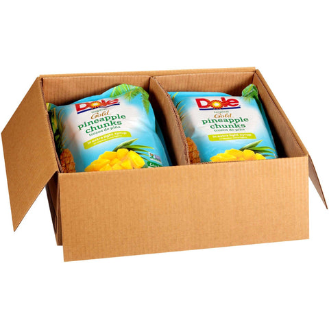 Dole Pineapple Chunks Fancy In Extra Light Syrup, 81.12 Ounce -- 6 per case.