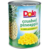 Dole Crushed Pineapple in Juice, 20 Ounce -- 12 per case.