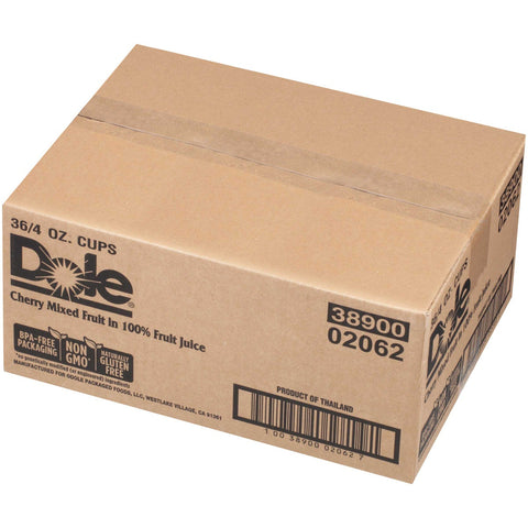 Dole Mixed Cherry Fruit in Juice, 4 Ounce -- 36 per case.