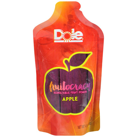 Fruitocracy Apple Squeezable Fruit Pouch, 4.8 Ounce -- 50 per case.