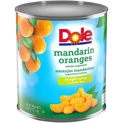 Dole Mandarin Orange In Light Syrup, 100 Ounce -- 6 per case.