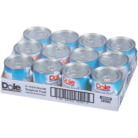 Dole Tropical Fruit Salad, 15.25 Ounce -- 12 per case.
