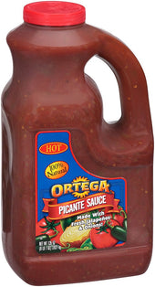 Ortega Picante Hot Sauce 4 Case 1 Gallon