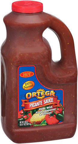Ortega Picante Hot Sauce 4 Case 1 Gallon