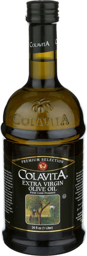 Colavita Oil Extra Virgin Olive Light Glass, 1 Liter -- 6 Case