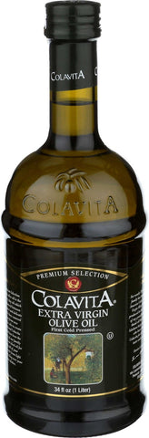Colavita Oil Extra Virgin Olive Light Glass, 1 Liter -- 6 Case