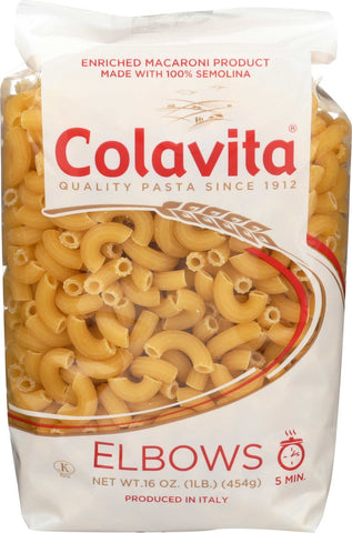 Colavita Elbow Pasta, 10 Pound -- 2 per case