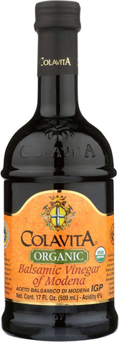 Colavita Organic Balsamic Vinegar, 0.5 Liter -- 6 per case