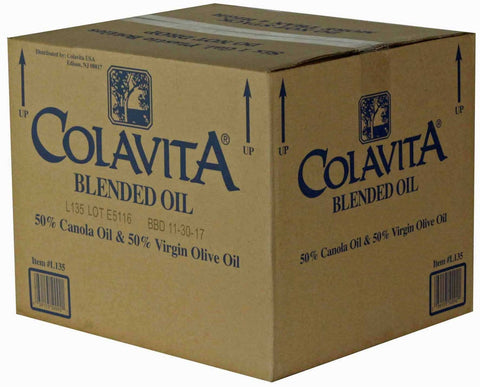Colavita Oil Virgin Olive/Canola 50/50, 1 Gallon -- 6 Case