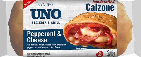 Uno Foods Individual Pepperoni and Cheese Calzone, 6 Ounce -- 8 per case