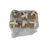 Maple Leaf Bakery Round Sliced Pretzel Bun -- 72 per case.