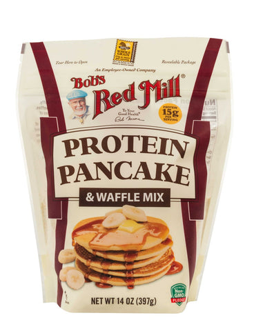 Bobs Red Mill Protein Pancake and Waffle Mix, 14 Ounce -- 4 per case.