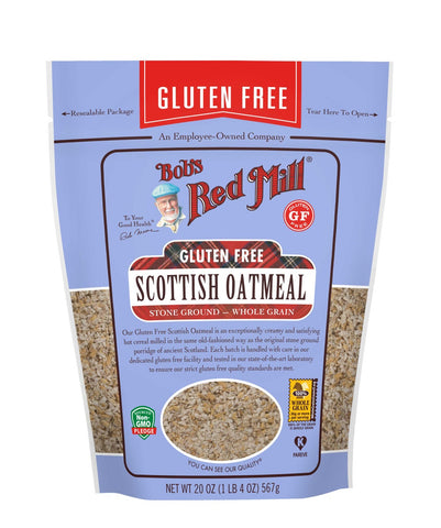 Bobs Red Mill Gluten Free Scottish Oatmeal, 20 Ounce -- 4 per case.