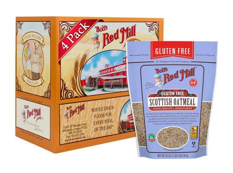 Bobs Red Mill Gluten Free Scottish Oatmeal, 20 Ounce -- 4 per case.