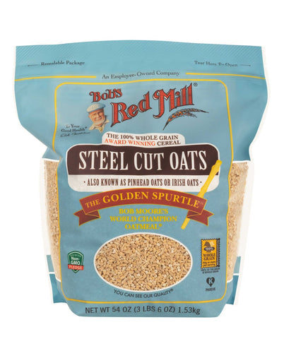 Bobs Red Mill Steel Cut Oats, 54 Ounce -- 4 per case.