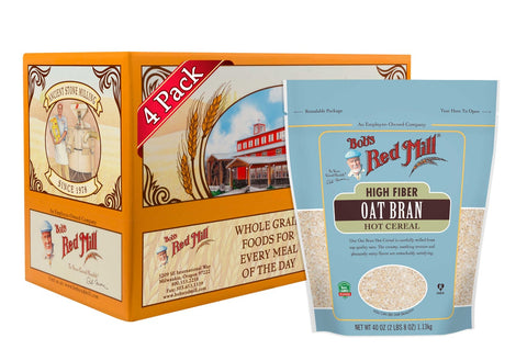 Bobs Red Mill Oat Bran, 40 Ounce -- 4 per case.