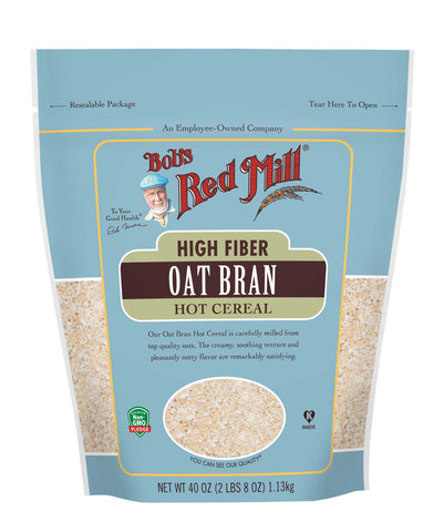 Bobs Red Mill Oat Bran, 40 Ounce -- 4 per case.
