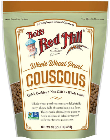 Bobs Red Mill Whole Wheat Pearl Couscous, 16 Ounce -- 4 per case