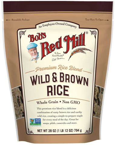 Bobs Red Mill Wild and Brown Rice Mix, 28 Ounce -- 4 per case