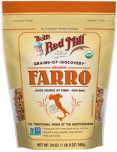 Bobs Red Mill Organic Farro, 24 Ounce Pouch -- 4 per case