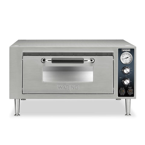 Waring Commercial Single Deck Pizza Oven, 12 x 26 x 16 inch.