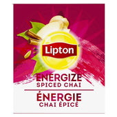 Lipton Spiced Chai Enveloped Hot Tea Bags, 28 count -- 6 per case