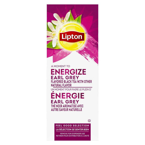 Lipton Earl Grey Enveloped Hot Tea Bags, 28 count -- 6 per case