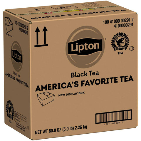 Lipton Black Enveloped Hot Tea Bags, 100 count -- 10 per case