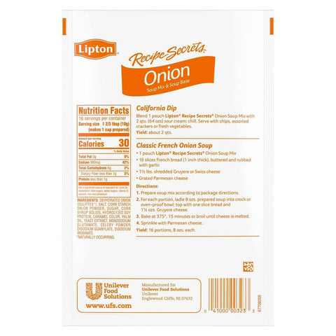 Lipton Soup Mix Onion, 5.7 ounce -- 12 per case