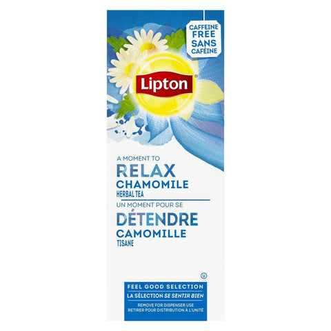 Lipton Chamomile Enveloped Hot Tea Bags, 28 count -- 6 per case