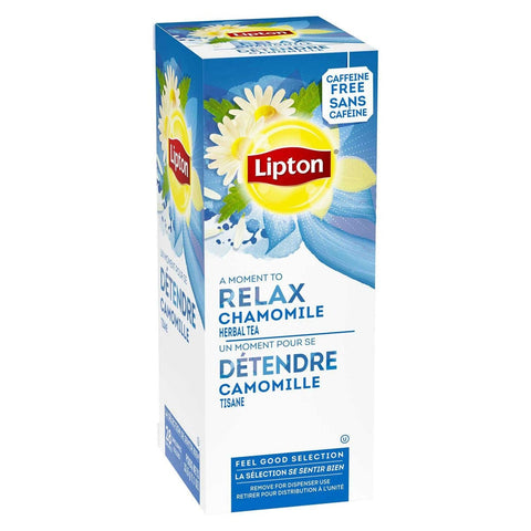 Lipton Chamomile Enveloped Hot Tea Bags, 28 count -- 6 per case