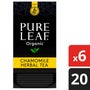 Pure Leaf Organic Chamomile Herbal Hot Tea Bags, 20 count per pack -- 6 per case