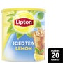 Lipton Sugar Sweetened Lemon Iced Tea Mix, 20 Quart -- 6 per case.