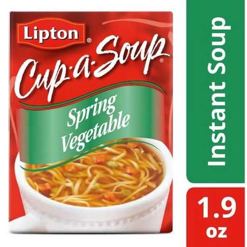 Lipton Spring Vegetable Instant Soup, 1.9 Ounce -- 12 per case.