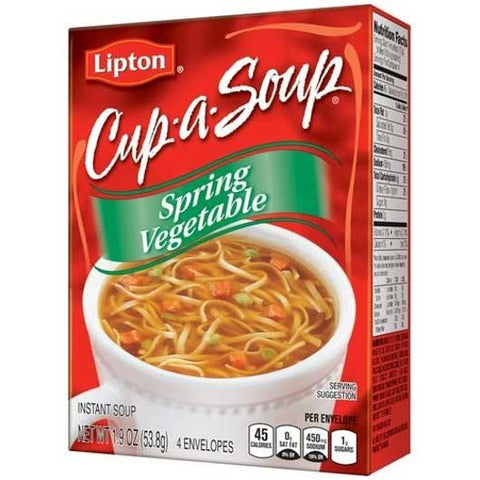 Lipton Spring Vegetable Instant Soup, 1.9 Ounce -- 12 per case.