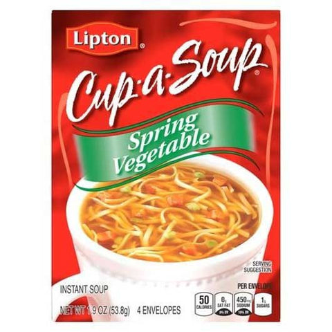 Lipton Spring Vegetable Instant Soup, 1.9 Ounce -- 12 per case.