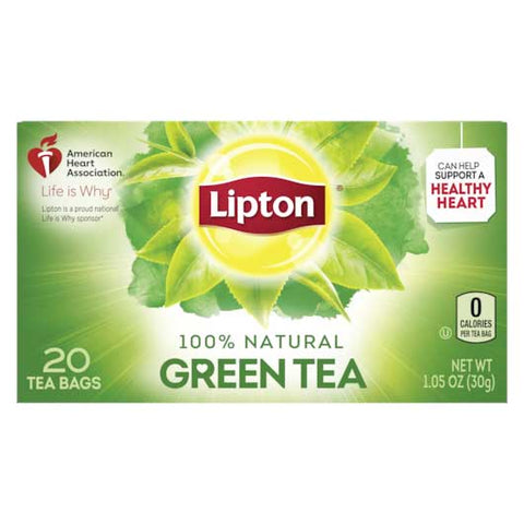 Lipton 100 Percent Green Tea, 1.2 Ounce -- 6 per case.