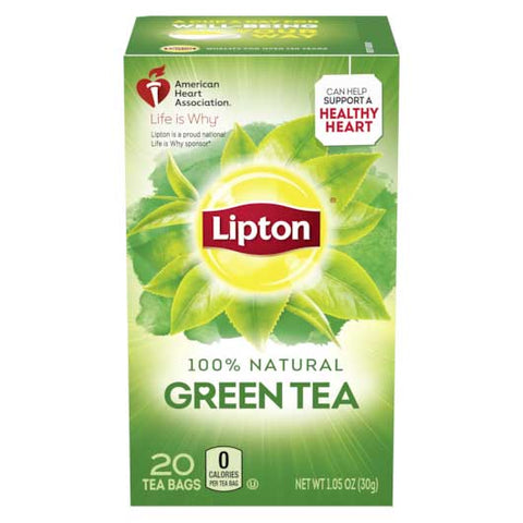 Lipton 100 Percent Green Tea, 1.2 Ounce -- 6 per case.