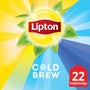 Lipton Cold Brew Iced Tea - 22 tea bags per box, 12 boxes per case