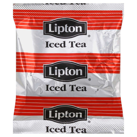Lipton Black Unsweetened Iced Tea Pouches for Steeping Brewer, 3 gallon -- 24 per case