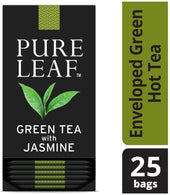 Pure Leaf Green with Jasmine Enveloped Hot Tea Bags, 25 count -- 6 per case