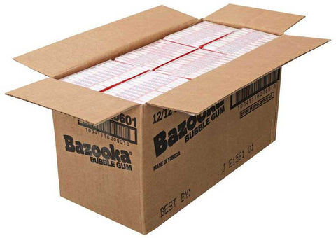 Bazooka Throwback Bubble Gum - Mini Wallet -- 144 per case