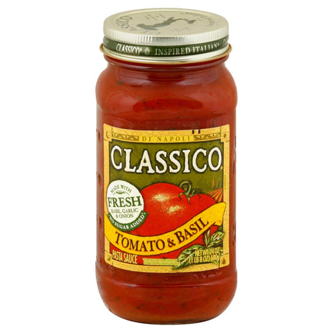 Classico Tomato & Basil Sauce, 26 Ounce -- 12 Case